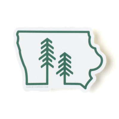Iowa Forest + Trees Sticker